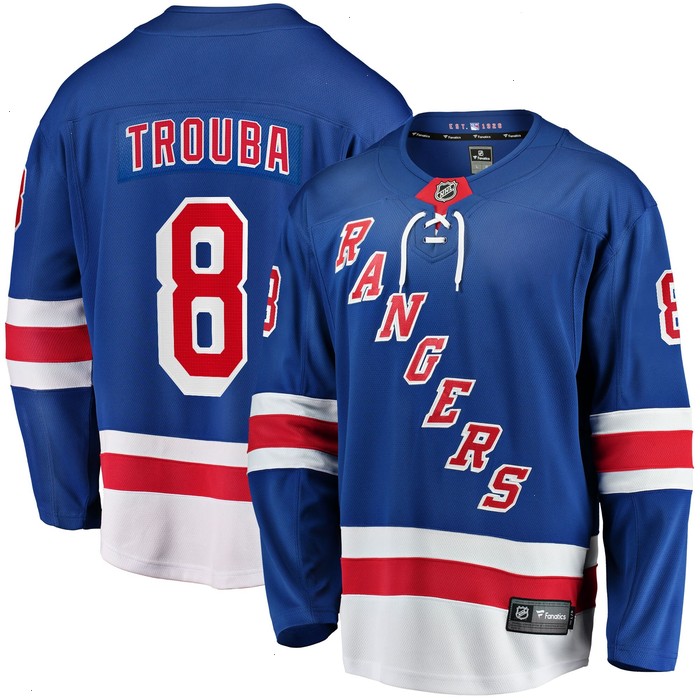 Jacob Trouba New York Rangers Fanatics Branded Home Breakaway Jersey - Blue