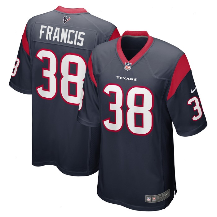 Jacobi Francis Houston Texans Nike Game Player Jersey - Navy