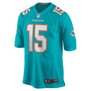 Jaelan Phillips Miami Dolphins Nike Game Player Jersey - Aqua