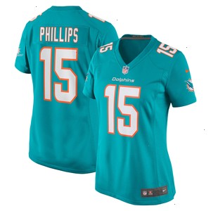 Jaelan Phillips Miami Dolphins Nike Women's Game Player Jersey - Aqua