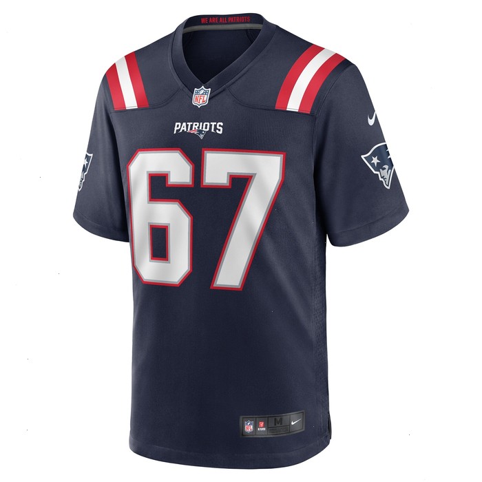 Jake Andrews New England Patriots Nike Team Game Jersey - Navy