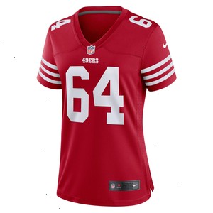 Jake Brendel San Francisco 49ers Nike Women's Game Player Jersey - Scarlet