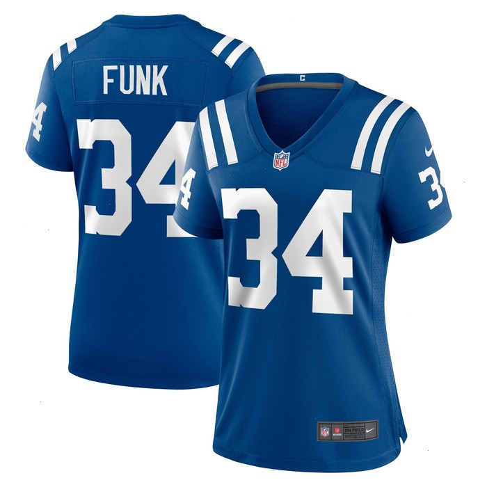 Jake Funk Indianapolis Colts Nike Women's Team Game Jersey - Royal