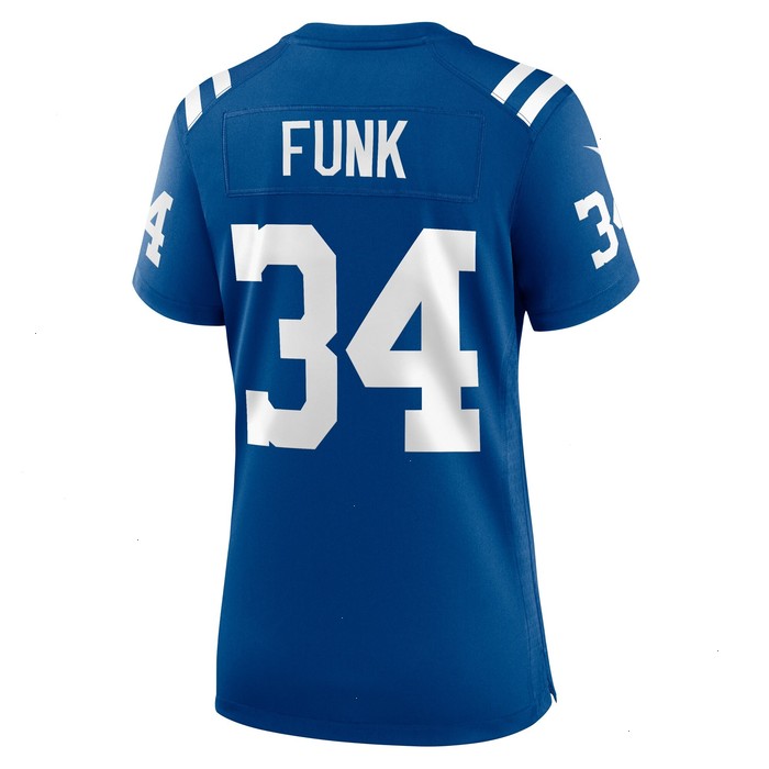 Jake Funk Indianapolis Colts Nike Women's Team Game Jersey - Royal