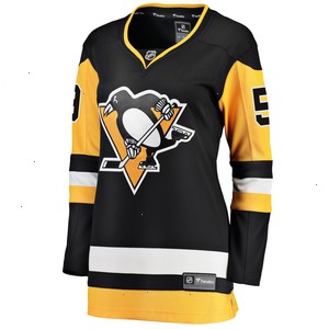 Jake Guentzel Pittsburgh Penguins Fanatics Branded Women's Home Premier Breakaway Player Jersey - Black