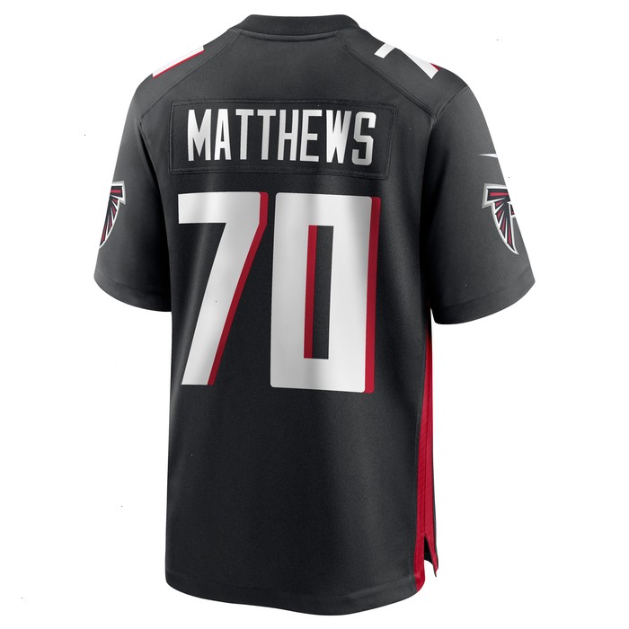 Jake Matthews Atlanta Falcons Nike Game Jersey - Black