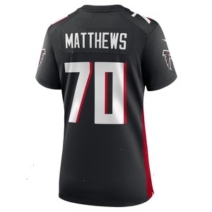 Jake Matthews Atlanta Falcons Nike Women's Game Jersey - Black