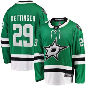 Jake Oettinger Dallas Stars Fanatics Branded Home Breakaway Player Jersey - Kelly Green