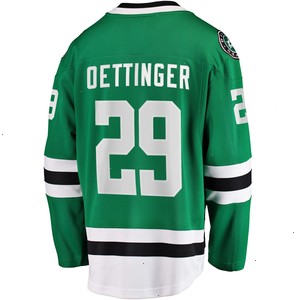 Jake Oettinger Dallas Stars Fanatics Branded Home Breakaway Player Jersey - Kelly Green