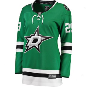 Jake Oettinger Dallas Stars Fanatics Branded Women's Home Breakaway Player Jersey - Kelly Green