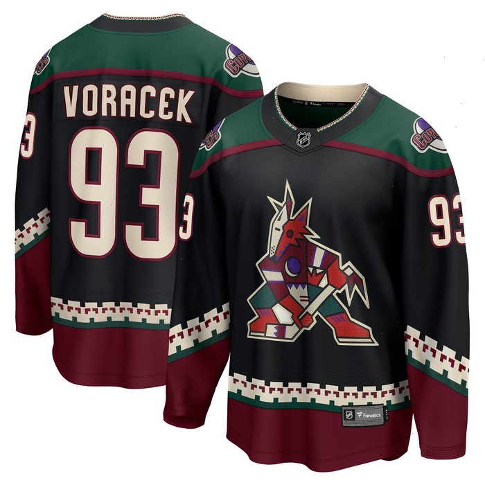 Jakub Voracek Arizona Coyotes Fanatics Branded Home Breakaway Jersey - Black