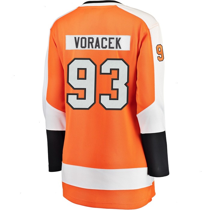 Jakub Voracek Philadelphia Flyers Fanatics Branded Women's Breakaway Player Jersey - Orange