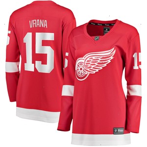 Jakub Vrana Detroit Red Wings Fanatics Branded Women's 2017/18 Home Breakaway Jersey - Red