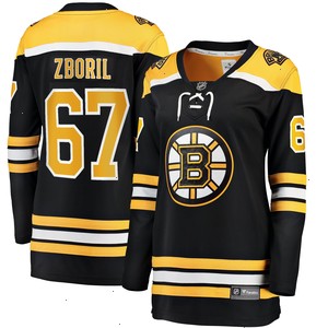 Jakub Zboril Boston Bruins Fanatics Branded Women's Home Breakaway Player Jersey - Black