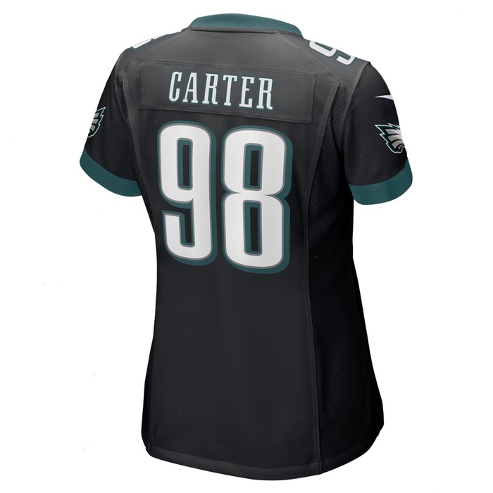 Jalen Carter Philadelphia Eagles Nike Women's Alternate Team Game Jersey - Black