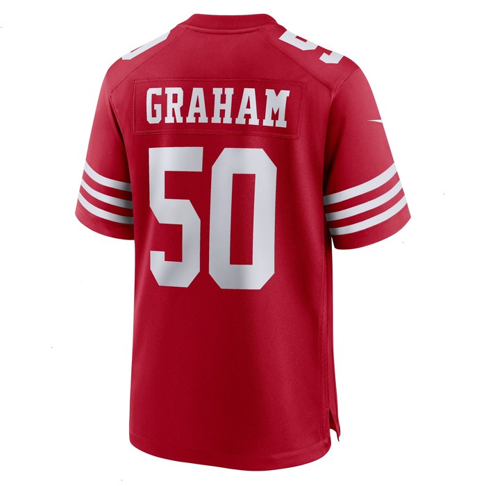 Jalen Graham San Francisco 49ers Nike Team Game Jersey - Scarlet