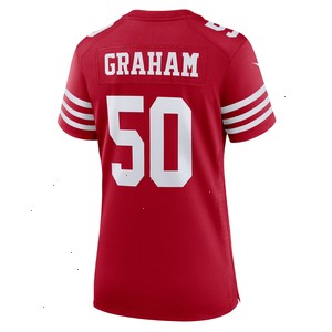 Jalen Graham San Francisco 49ers Nike Women's Team Game Jersey - Scarlet