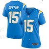 Jalen Guyton Los Angeles Chargers Nike Women's Player Game Jersey - Powder Blue