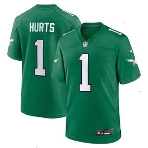 Jalen Hurts Philadelphia Eagles Nike Alternate Game Player Jersey - Kelly Green