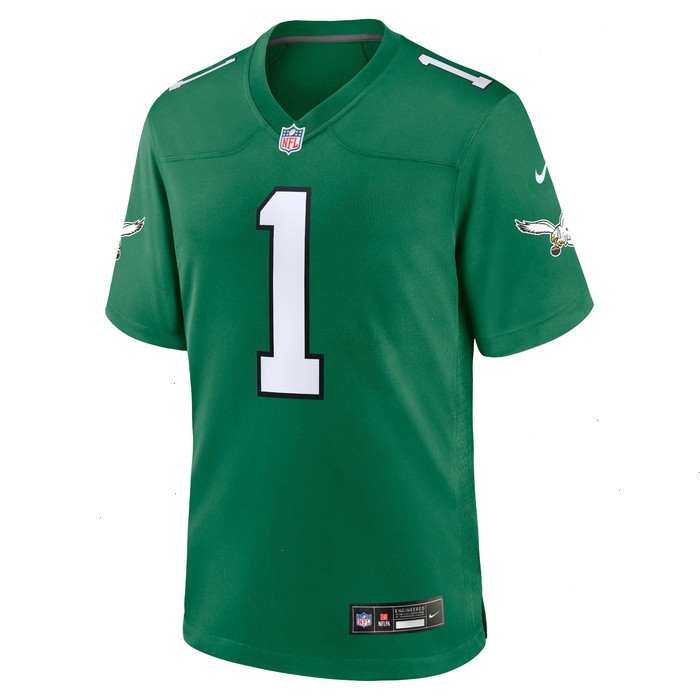 Jalen Hurts Philadelphia Eagles Nike Alternate Game Player Jersey - Kelly Green