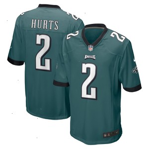 Jalen Hurts Philadelphia Eagles Nike Game Player Jersey - Midnight Green