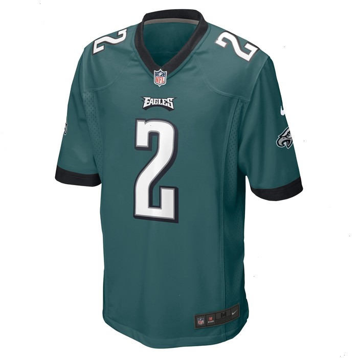 Jalen Hurts Philadelphia Eagles Nike Game Player Jersey - Midnight Green