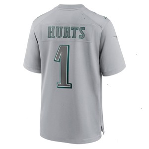 Jalen Hurts Philadelphia Eagles Nike Super Bowl LVII Patch Atmosphere Fashion Game Jersey - Gray