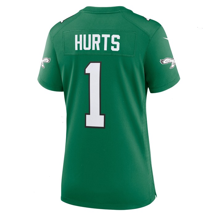 Jalen Hurts Philadelphia Eagles Nike Women's Game Player Jersey - Kelly Green