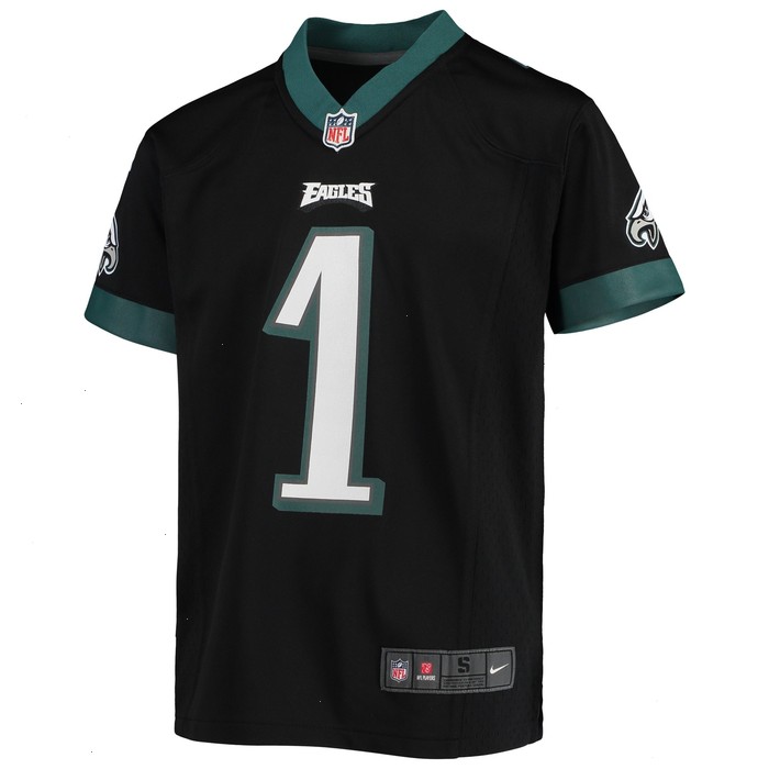 Jalen Hurts Philadelphia Eagles Nike Youth Game Jersey - Black