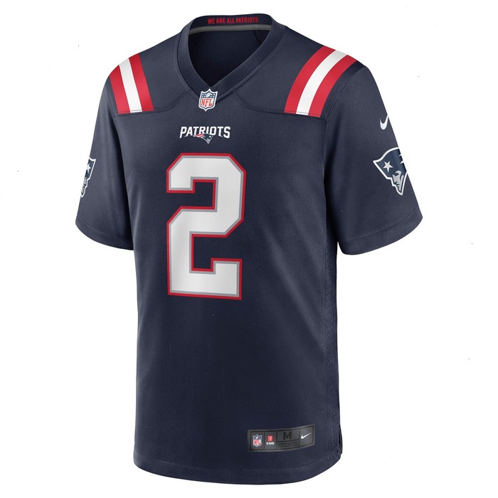 Jalen Mills New England Patriots Nike Game Player Jersey - Navy