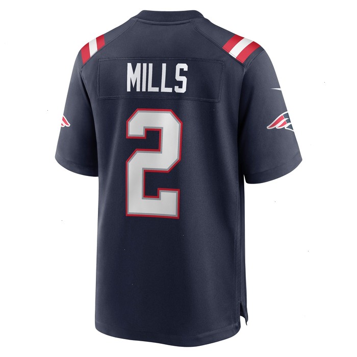 Jalen Mills New England Patriots Nike Game Player Jersey - Navy