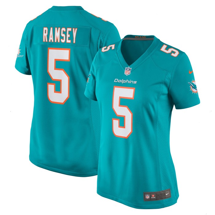 Jalen Ramsey Miami Dolphins Nike Women's Player Jersey - Aqua