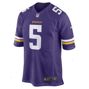 Jalen Reagor Minnesota Vikings Nike Game Player Jersey - Purple