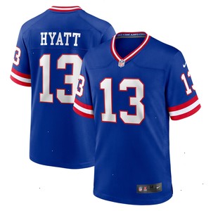 Jalin Hyatt New York Giants Nike Team Game Jersey - Royal V1