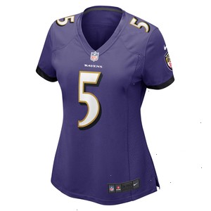 Jalyn Armour-Davis Baltimore Ravens Nike Women's Game Player Jersey - Purple