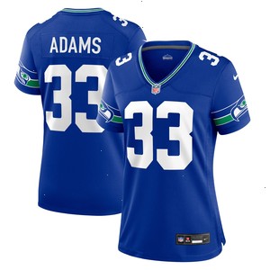 Jamal Adams Seattle Seahawks Nike Women's Throwback Player Game Jersey - Royal