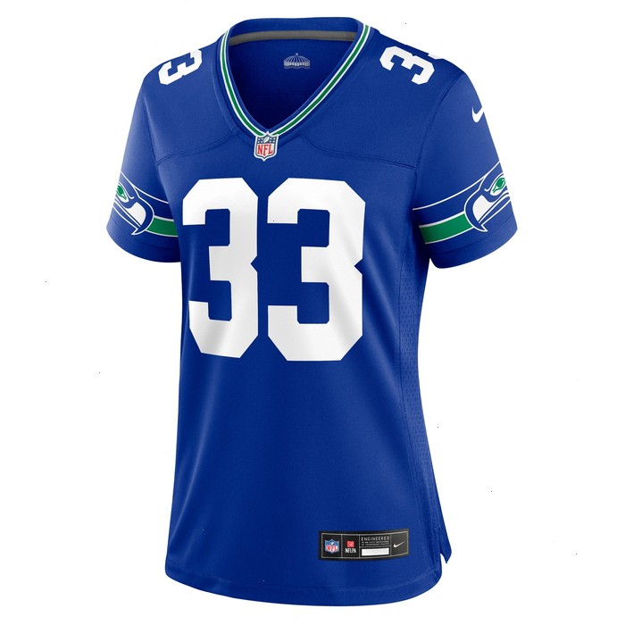 Jamal Adams Seattle Seahawks Nike Women's Throwback Player Game Jersey - Royal