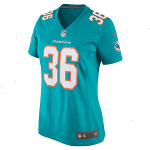 Jamal Perry Miami Dolphins Nike Women's Home Game Player Jersey - Aqua