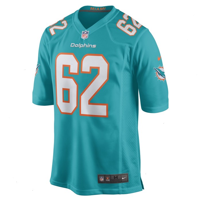 James Empey Miami Dolphins Nike Game Player Jersey - Aqua