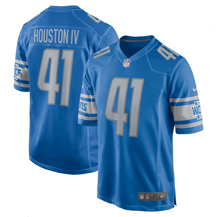 James Houston Detroit Lions Nike Game Jersey - Blue