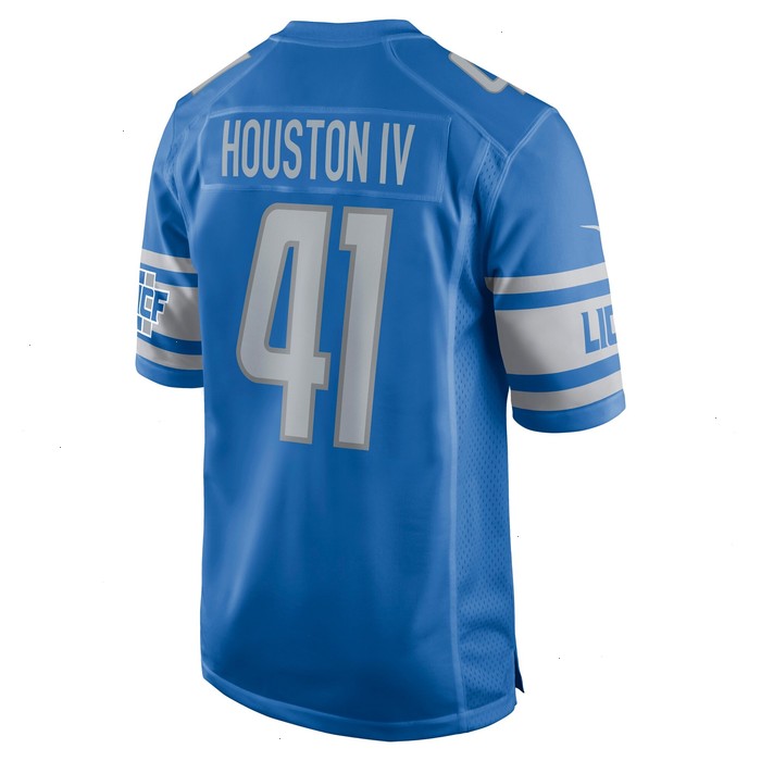 James Houston Detroit Lions Nike Game Jersey - Blue