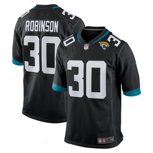 James Robinson Jacksonville Jaguars Nike Game Jersey - Black