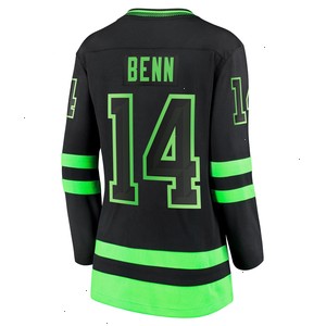 Jamie Benn Dallas Stars Fanatics Branded Women's 2020/21 Alternate Premier Breakaway Player Jersey - Black