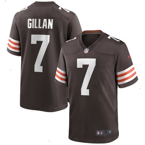 Jamie Gillan Cleveland Browns Nike Game Jersey - Brown