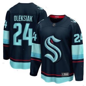 Jamie Oleksiak Seattle Kraken Fanatics Branded Home Breakaway Player Jersey - Deep Sea Blue