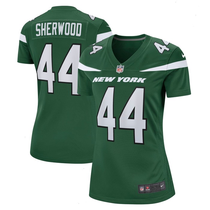 Jamien Sherwood New York Jets Nike Women's Game Jersey - Gotham Green