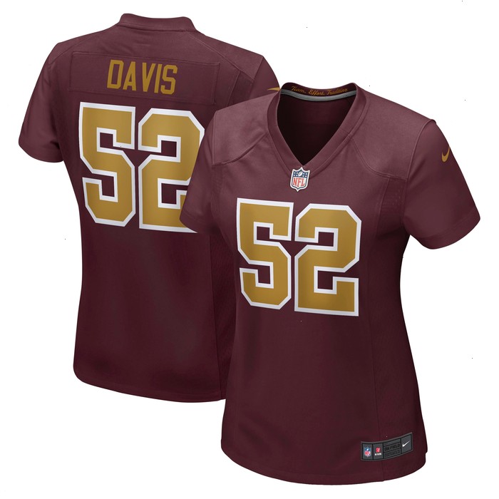 Jamin Davis Washington Football Team Nike Women's Game Jersey - Burgundy