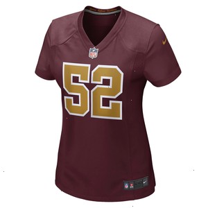 Jamin Davis Washington Football Team Nike Women's Game Jersey - Burgundy