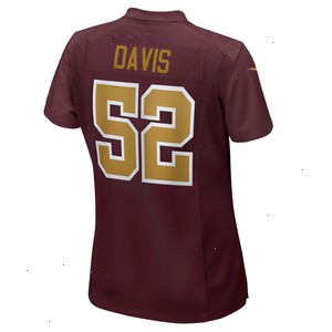 Jamin Davis Washington Football Team Nike Women's Game Jersey - Burgundy