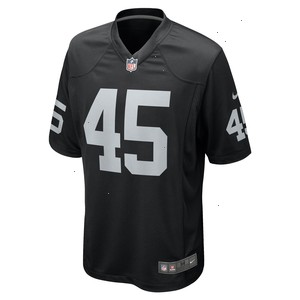 Jaquan Johnson Las Vegas Raiders Nike Game Player Jersey - Black